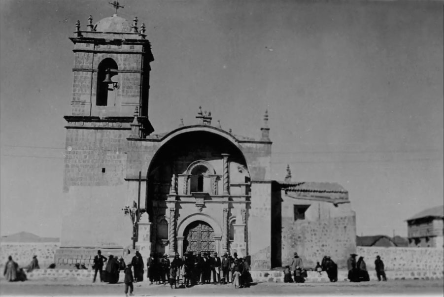 iglesia Santa catalina, imagen en blanco y negro