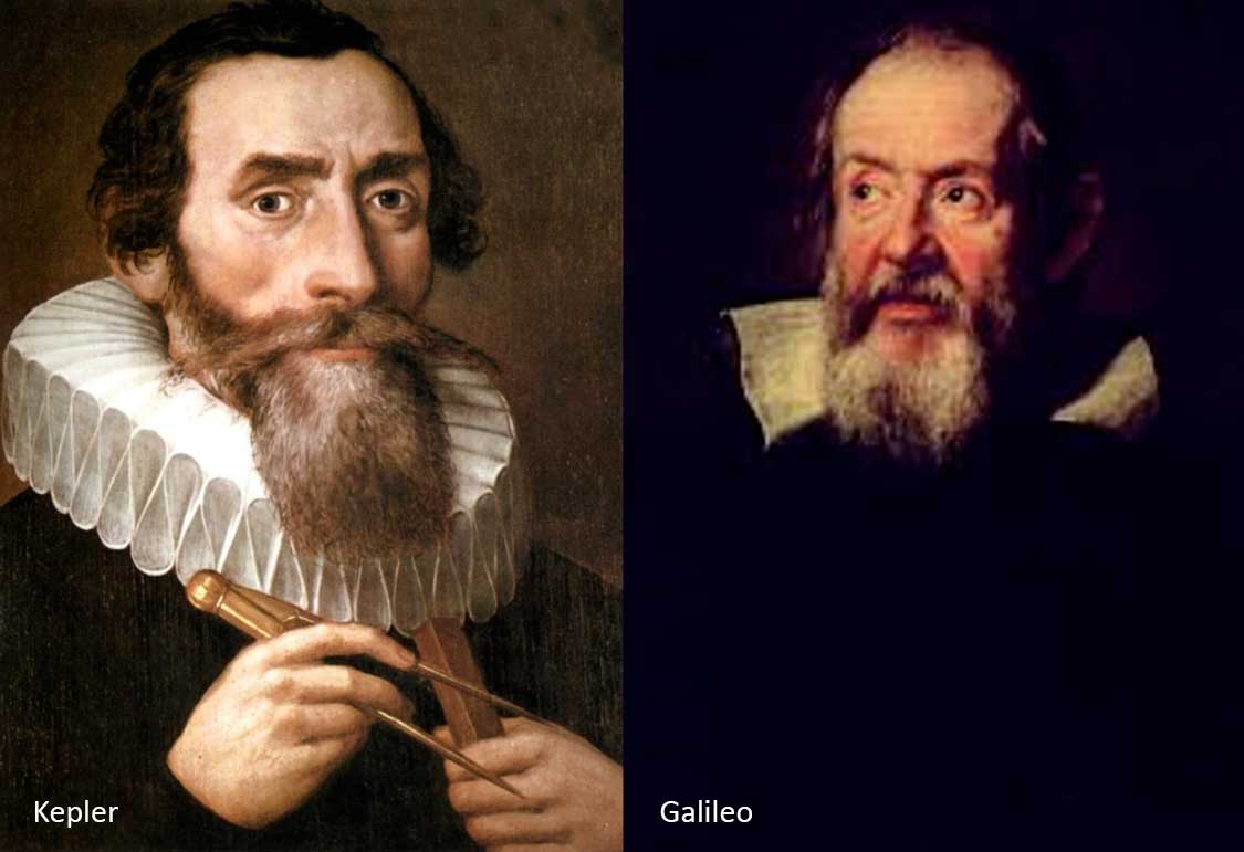 Galileo y Kepler